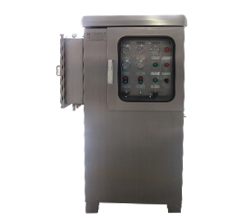 Single well electro-hydraulic wellhead control cabinet