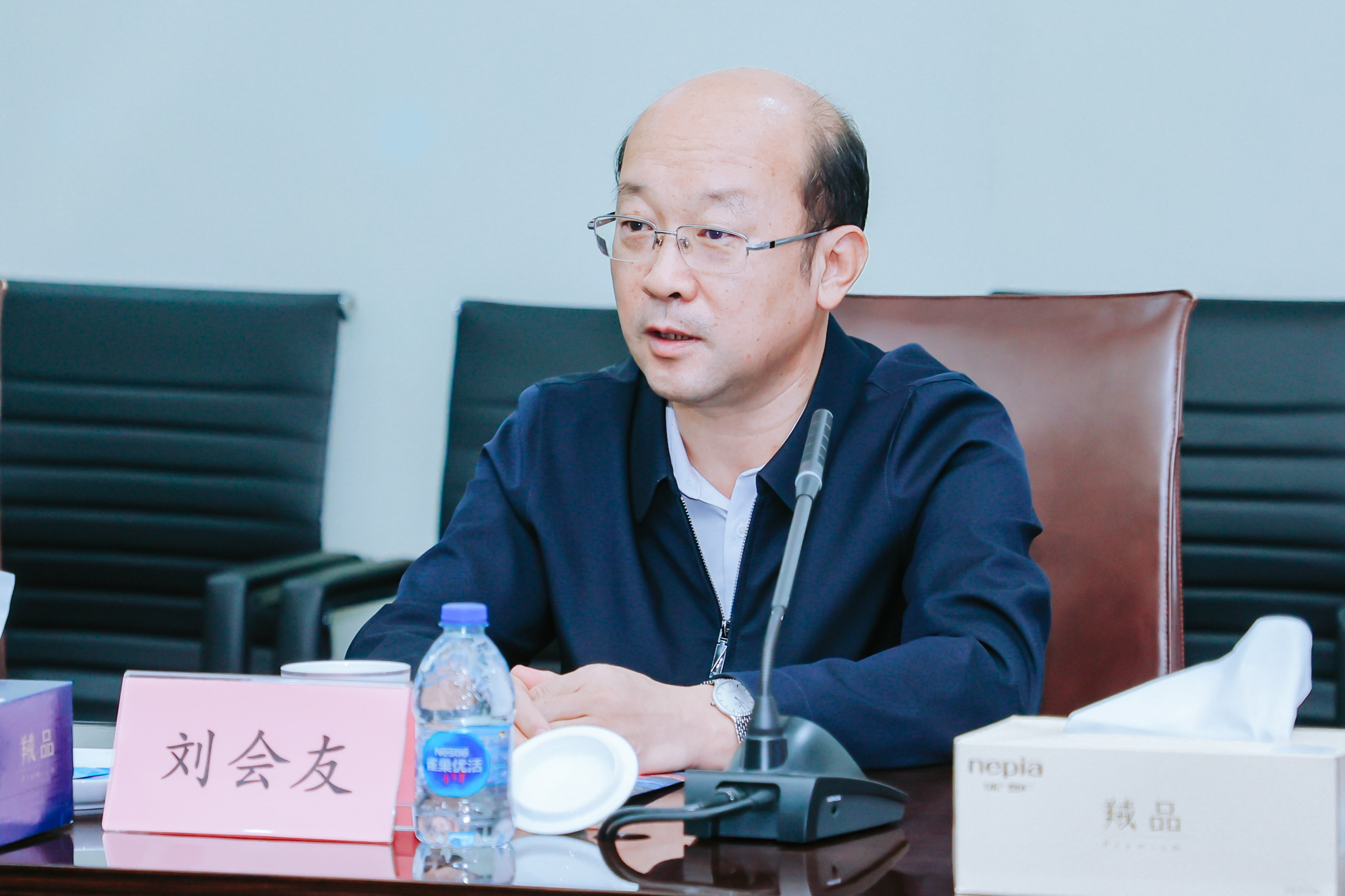 中國石化領(lǐng)導(dǎo)劉會友、張建闊一行蒞臨神開參觀考察(圖4)