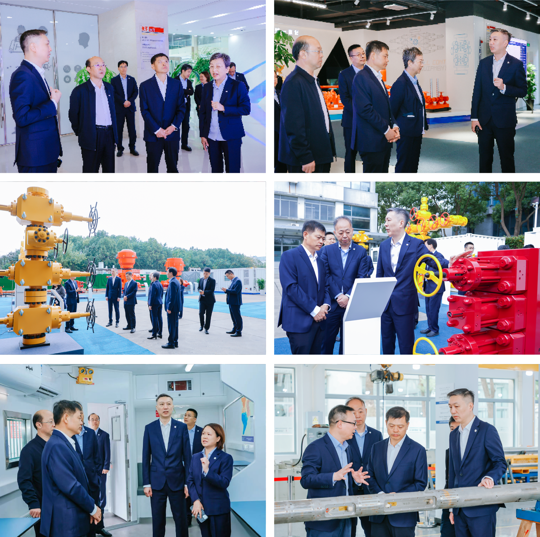 中國石化領(lǐng)導(dǎo)劉會友、張建闊一行蒞臨神開參觀考察(圖3)