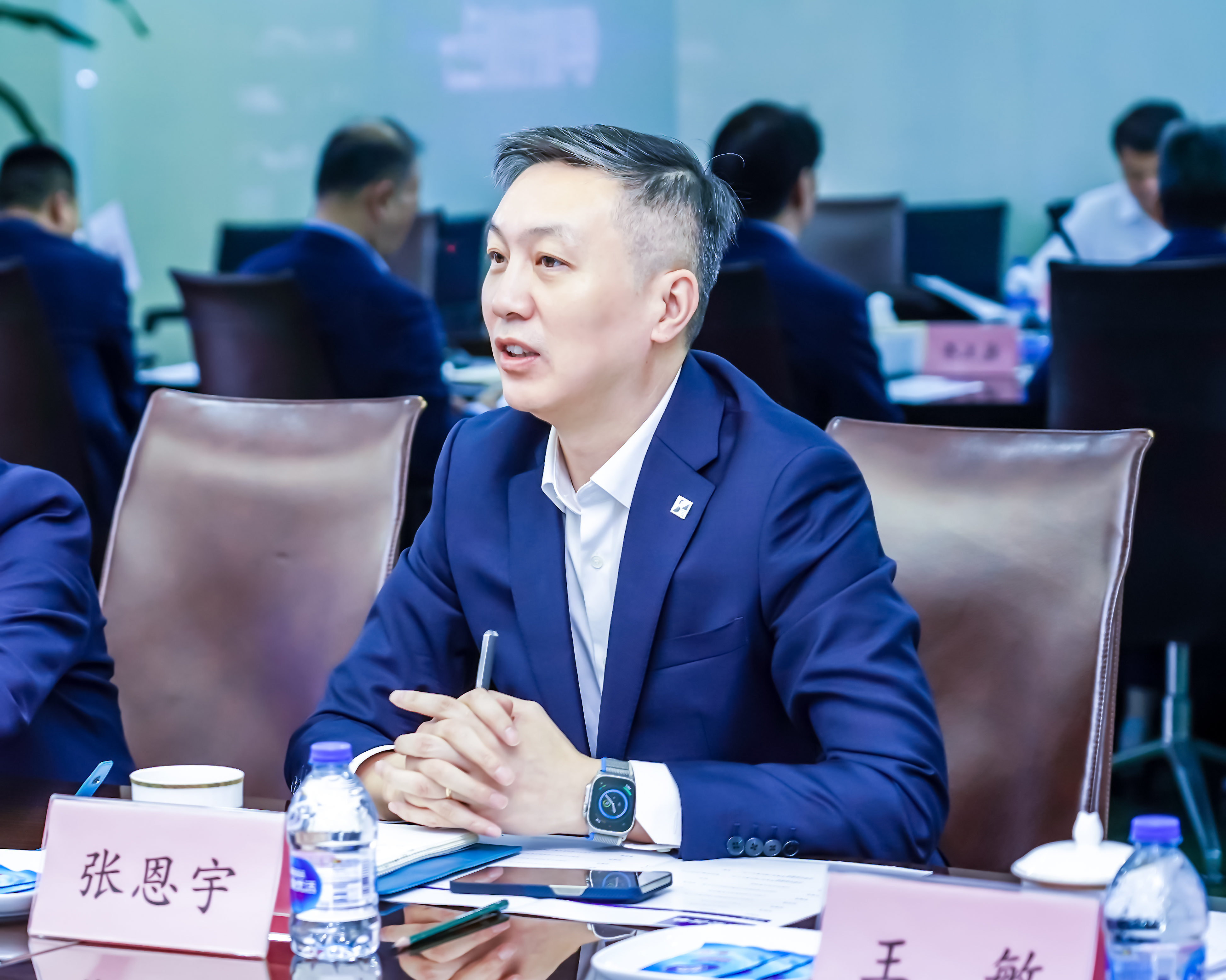 中國石化領(lǐng)導(dǎo)劉會友、張建闊一行蒞臨神開參觀考察(圖8)